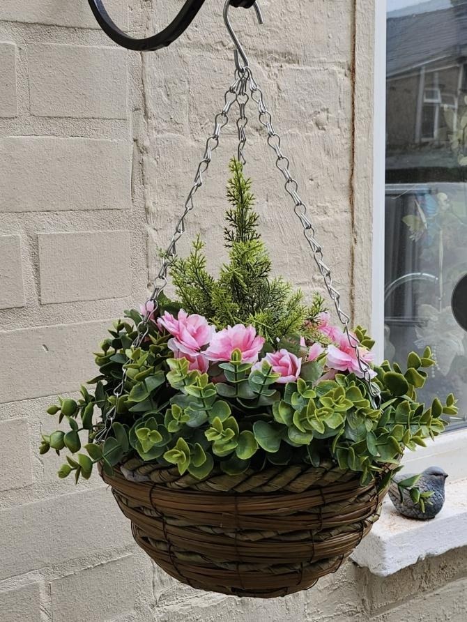 Azalea & Eucalyptus Basket